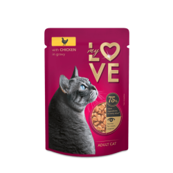 MY LOVE KOT karma mokra- kurczak w sosie 85g